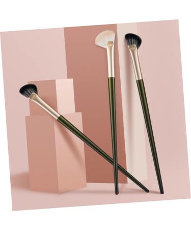 Healeved 12 Pcs Nose Shadow Brush Angled Brush Contour Blending Brush Face Makeup Brush Wooden Handle - Buy Online on GoSupps.com