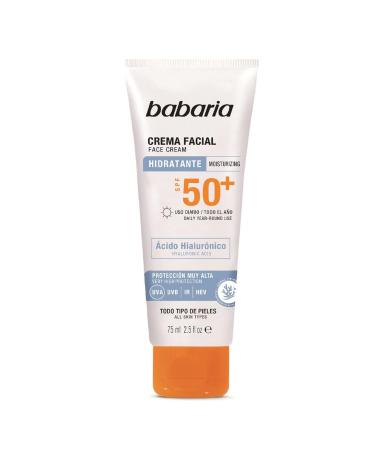 Babaria Facial Cream Spf50 75Ml