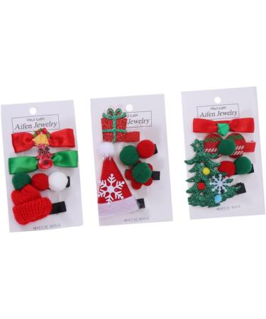 FRCOLOR 9 Sets Infant Hair Clips Girl Hair Clips Hair Accessories for Girls Xmas Hair Bows Christmas Hair Pins Xmas Hair Clips Christmas Barrettes Kid Barrettes for Christmas Kids Hair Pin - Buy Online on GoSupps.com