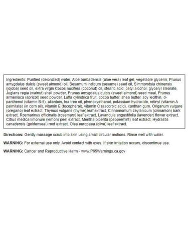 Swanson Tea Tree Oil Exfoliating Scrub 8.5 fl oz - 2 Pack | Natural Skin Care Exfoliator for All Skin Types - International Shipping Available - Buy Online on GoSupps.com