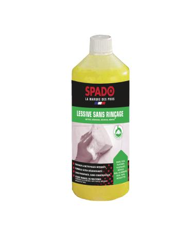 SPADO Pro Leave-In Washing Detergent Multi Surface Cleans Degreases and Degreases Manual or Machine Phosphate Free No Preservatives Liquid 1 L Made in France