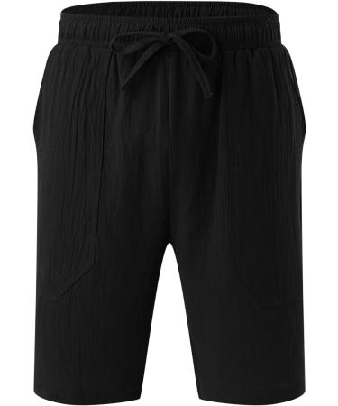 Men's Casual Cargo Shorts - Lightweight Linen & Cotton Summer Pants | 5XL & 3XL Sizes Available - Buy Online on GoSupps.com