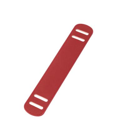 Qialexicon Leather Shoulder Strap Pad Shoulder Rest Replacement for Satchels Handbag Tote red L