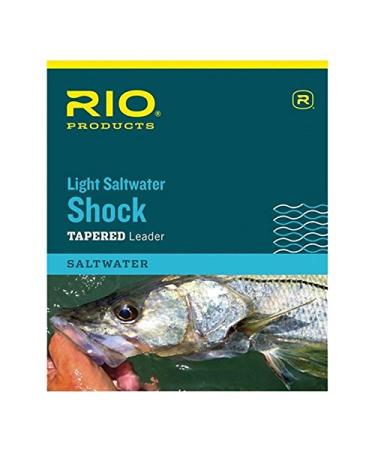 Rio Fishing Products Light Fluorocarbon Saltwater Shock Leader, 10ft, 2 Pack 10ft - 25lb - 2 Pack