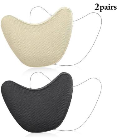 Elastic Breathable High Heel Inserts - Soft Cushion Pad for Comfort | 2 Pairs Skin-Friendly Shoe Fillers - Buy Online on GoSupps.com