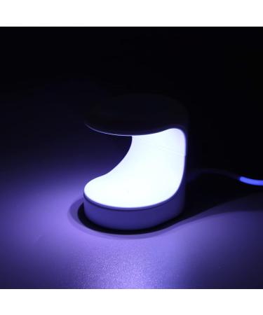 16W Mini UV Nail Lamp - LED Dryer with 3 Light Chips & 60s Timer | Portable Nail Curing with USB - Buy Online on GoSupps.com