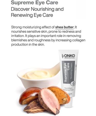 ONKO DERMA'CEUTICALS Nourishing Eye Cream Hyaluronic Acid Retinol Moisturizer Spot Treatment Dark Spot Correcting Radiance Serum Blemish Cleanser 15 ml - Buy Online on GoSupps.com