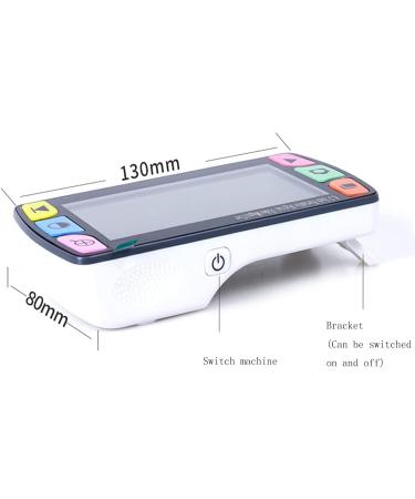 Portable Digital Magnifier 4.3 Inch Portable Digital Magnifier Handheld Low Vision Digital Magnifier 6X-16X Times Zoom Electronic Reading Aid for Elderly Visually Impaired People to Read - Buy Online on GoSupps.com