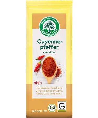  Lebensbaum Lebensbaum Ground organic cayenne pepper (6 x 50g) - Buy Online on GoSupps.com
