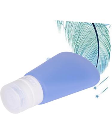 DOITOOL 2pcs Shampoo Disposable Bottles Silicone Leakproof Containers Shower Gel Bottle Storage Travel Bluex2pcs Size 1x2pcs - Buy Online on GoSupps.com