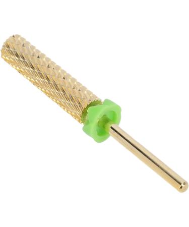 Barrel Nail Drill Bit for Acrylic Gel Flat Top Tungsten Steel Cuticle Removal Pedicure Manicure Nail Polish Bit Gold (130#-C) - Buy Online on GoSupps.com