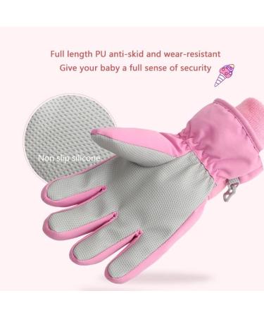 TOKYMOON Kinder Ski-Board Gloves | Waterproof & Windproof Winter Gloves for Kids | Anti-Slip Plush Lined Unicorn Design | XS (2-4 Years) - Buy Online on GoSupps.com
