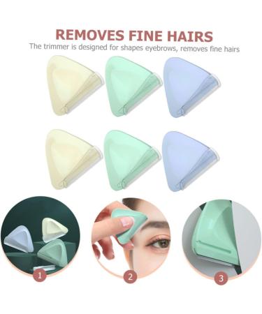 18 Pcs Tondeuse Sourcils Kit pilateur Portable Acier Inoxydable Outils de Maquillage Couleurs Perle Blanc Vert avec Protection des Lames - Buy Online on GoSupps.com
