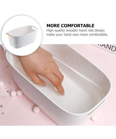 FOMIYES Basin Tub Retro Wash Basin Manicure Bowl Manicure Bowl Soaking Soak Bowl Nail Art Polish Remove Hand Wash Manicure Spa Tool White Portable Wash Basin Nail Art Soaking Bowl Hand Soak Bowl - Buy Online on GoSupps.com
