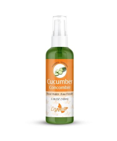 BEMT Pure Natural Cucumber Hydrosol 100ml Cold-Pressed Floral Water Cosmetic Grade Skin Mist Refreshing & Hydrating Facial Spray for Daily Skincare