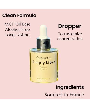 Perfume Oil - For Hair and Body - Inspired by YL's Libre - Perfume Luxury - Pure Infused - With MCT Oil - For Women - Fragrance - 1 Fl 0z (30ml) 30 ml Libre - Buy Online on GoSupps.com