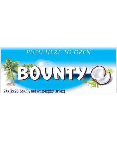 BOUNTY Coconut Milk Chocolate Bar Full Size Bar 57g (Pack of 24) - Buy Online on GoSupps.com