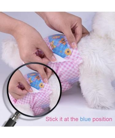 Flying Paws Disposable Dog Diapers - Adjustable & Suitable for Dogs & Cats | M Size (10 Pack) - Premium Quality for Stress-Free Pet Care - Buy Online on GoSupps.com