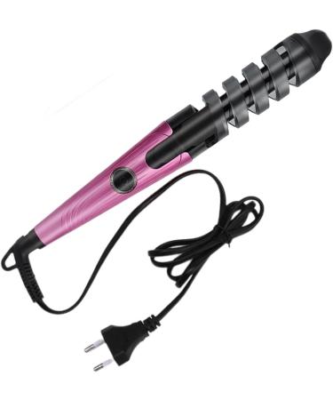 Automatic Curling Wand | Portable Hair Curler Hair Straightener and Curler 2 in 1 Automatic Hair Curler Curling Wand for Girls and Women Pink US - Buy Online on GoSupps.com
