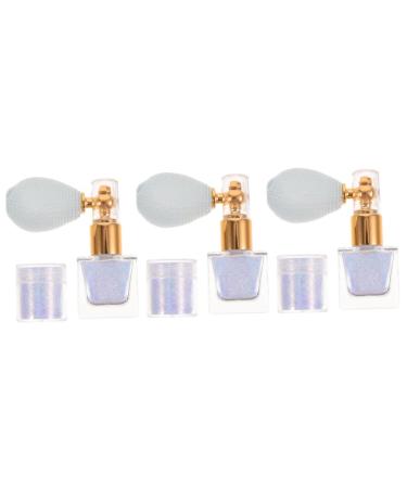 Mipcase 3 Sets Body Glitter Spray Mist Bottle for Hair Face Glitter Makeup Glitter Spray Paint Powder Spray Glitter Face Clothes Shimmer Sparkle Nail Sequins Phosphor Powder