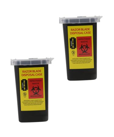 FRCOLOR 8 STK blade storage box etuis for razor blades cases of waste blades case for cutter knife blade-waste container blade memory bench blissful razor shell shell