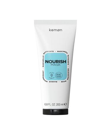 Kemon Masque nourrissant pour cheveux d m lants secs et germ s base de beurre de karit pour cheveux doux 200 ml