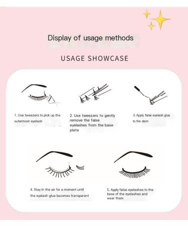 Anomidry lash clusters Tip-up big hairs Long natural personalised lashes Faux mink cluster lashes 4D-10D C D curvature 8-15mm Mixed lengths (Color : 4D Size : C_11MM) - Buy Online on GoSupps.com