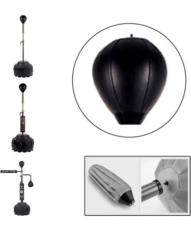 Boxing Speed Bag Set - Inflatable Cobra Reflex Ball for Freestanding Punching - Includes Inflator - Black 22x18cm - Buy Online on GoSupps.com