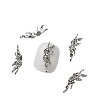10Pcs 3D Butterfly Nail For Nails Alloy Butterfly Nail Decoration Alloy Nail Butterfly Nail Manicure Accessories Manicure Accessories J