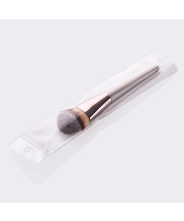 Angled Foundation Brush - Premium Synthetic Kabuki Makeup Tool for Liquid, Powder, BB Cream - Vegan Friendly - 1pc - Buy Online on GoSupps.com