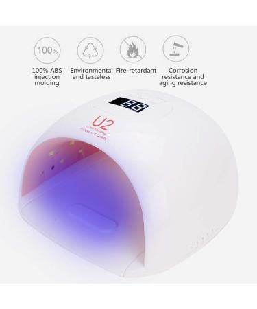 72W Professional Nail Dryer - UV-LED Light for Gel Nail Polish & Manicure | #1 Nail Art Equipment in the UK - Buy Online on GoSupps.com