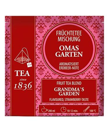 Lot de 50 sachets pyramides Teemando - Pour grand-m re - Parfum fraise - 4 g