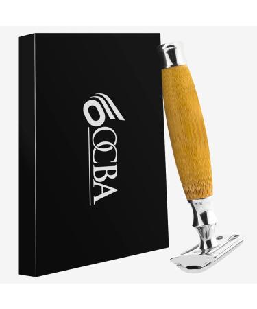 Metal safety razor for men and women black and white