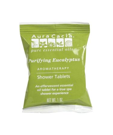 Aura Cacia Purifying Eucalyptus Shower Tablets - 3 Individually-Wrapped 1 oz. Tablets - Buy Online on GoSupps.com