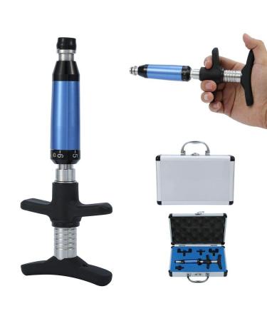 LMEIL Chiropractic Tool Manual 4 Head Spinal Massager 6 Level Mechanics Therapy