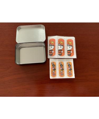 Naruto Children's Plaster Set - 12 Pieces in Metal Box | Fun Design for Kids - Perfect for Backpacks & Handbags - Buy Online on GoSupps.com
