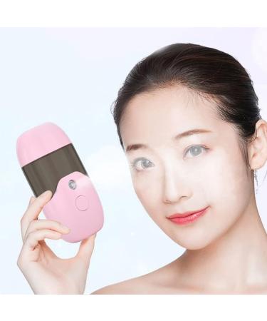 Facial Mister 50ml Portable Mini Face Mist Handy Mist Diffuser with USB for Face Hydrating Pink. - Buy Online on GoSupps.com