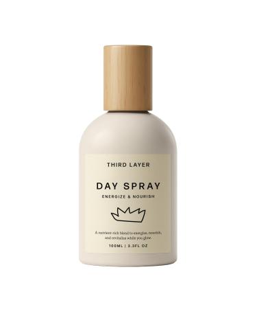 Third Layer Day Spray Fast-Absorbing Skin & Body Oil with Jojoba Moringa & Green Coffee Free from Alcohol Parabens & Synthetic Fragrance (3.3 fl oz)