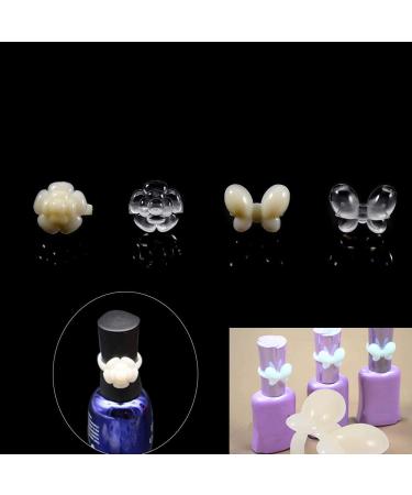 50 Piece Nail Polish Pattern Rings Set - Clear Practice & Display Tool for Nail Art & Manicure - Buy Online on GoSupps.com