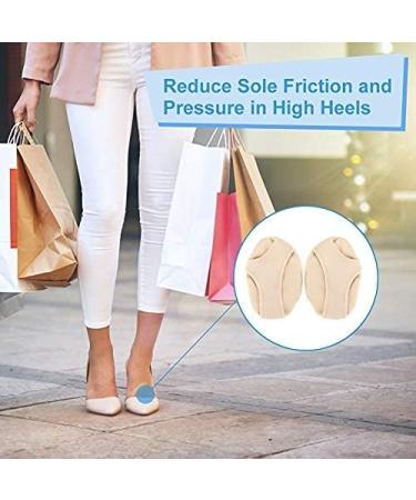 DEWIN Foot Gel Pad - Metatarsal Forefoot Cushion & Support - Soft Gel Pillow Insoles for Comfort - 1 Pair - Buy Online on GoSupps.com
