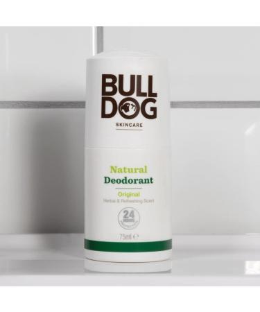 Bulldog Skincare Original Roll On Natural Deodorant White Patchouli 75 ml Original 1 count (Pack of 1) - Buy Online on GoSupps.com