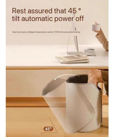 Caulo 220-W Magnetic Foot Warmer with 8-Speed Timer - Energy-Saving & Quiet Floor Heater - International Shipping Available - Buy Online on GoSupps.com