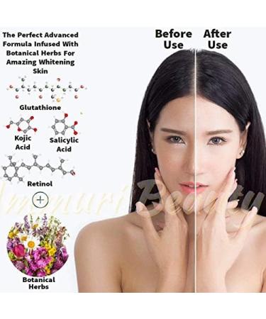 Ammuri Intense Brightening Serum Alpha Arbutin Formula with Vitamin C Serum + Retinol + Vitamin B3 Facial Serum for Women and Men Best for Skin Care 30ml - Buy Online on GoSupps.com