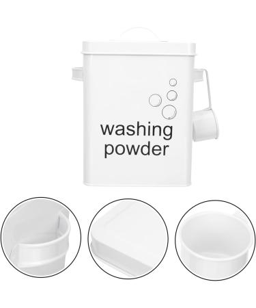 TIDTALEO washing powder storage bucket dispenser snack laundry organizer laundry container laundry soap dispenser fabric softener dispenser wrought iron at home laundry - Buy Online on GoSupps.com