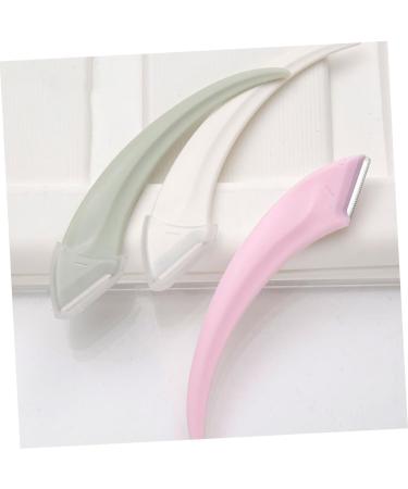 Frcolor 6Pcs Meniscus Hair Edge Brush & Facial Razor Set | Anti-Scratch Eyebrow Trimmer for Women | Stainless Steel Dermaplaning Tool | Miss Cosmetics - Buy Online on GoSupps.com