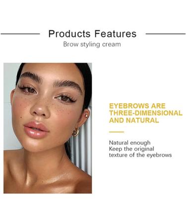 Eyebrow Soap Brow Styling Soap Eyebrow Shaping Wax Eyebrow Setting Gel Waterproof Eyebrow Cream Makeup Balm for Natural Brows Stylish Eyebrow Soap - Buy Online on GoSupps.com
