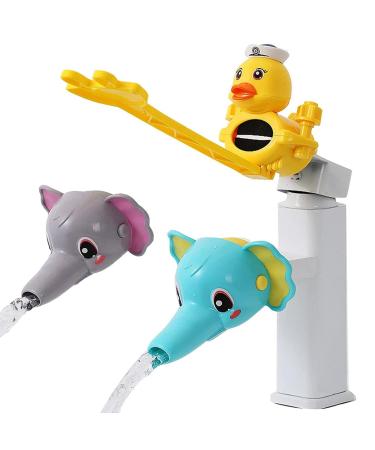Children Hahn Extender Fauchahn Warf Recareration Suuwwn Caricature Warf Cappeak Plastic Attachment Extension TAP Extender 2PCs Tapping Extender and Fauchahn switch Extender