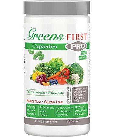 Greens First PRO Phytonutrient Antioxidant Superfood 180 Capsules