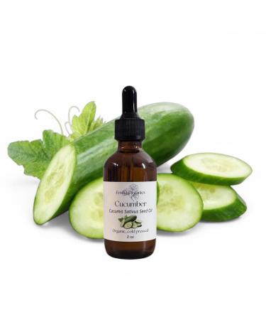 Cucumber Seed Oil Organic Cold Pressed Unrefined Natural 2 Fl Oz