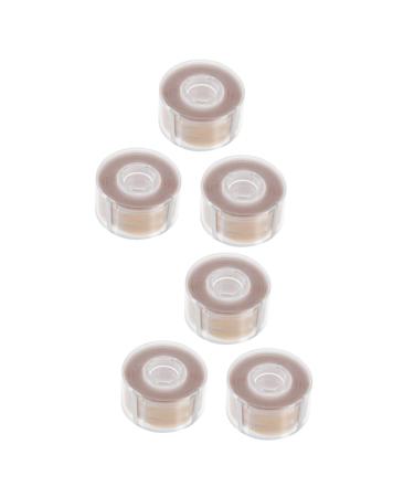 FRCOLOR 6 Rolls Shaping Beauty Simple Uneven Woman Patches Eye for Makeup Double Tapes Lifter Natural Tape